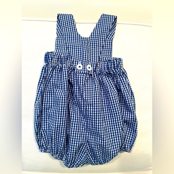 Blue Checkered Jon Jon - Picture 2 of 5